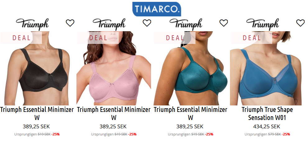 25% på Triumph Bh av kvalité